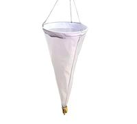 LAITEGOG Filet à plancton 200 Mailles - 60 cm de Long, 30 cm de diamètre, Ouverture de 64 μm, Nylon expérimental épais, Maille Fine 25#, avec Corde d'échantillonnage de 5 m