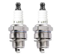 Laitejituan L8RTC Lot de 2 bougies d'allumage universelles pour moteur à 2 temps pour tondeuse à gazon - Bougies d'allumage de rechange pour tondeuse à gazon, tronçonneuse, coupe-pinceau