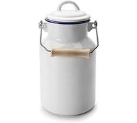 IBILI 904302 bidon à lait email blanc et bleu 2 lt G