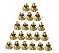 Laiton Buse de Brumisation pour Arrosage 0,3cm 40 Pièces | Acier Inoxydable, Jet Fin à Basse Pression, Installation Simple, Usage Paysager et Petite Fontaine