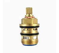Laiton Céramique Tige Disque Cartouche De Remplacement Robinet Valve Quart De Tour 3/4 "pour Salle De Bains Cuisine Robinet,F