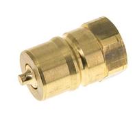 Laiton DN 25 Coupleur hydraulique Bouchon 1 pouce filetage NPT femelle ISO 7241-1 B D 37.8mm