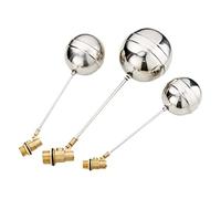 Laiton Flotteur Vanne, Robinet à Boisseau Fluide pour Réservoir d'Eau Chaude et d'Eau Froide, Robinet à Boisseau Fluide en Acier Inoxydable pour Réservoir de Citerne/Réservoir Expansion 1/2" 3/4" 1"
