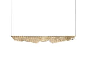 Laiton Friture MEDITERRANEA 160 CM Suspension Gradable Suspension Brossé