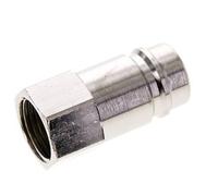 Laiton nickelé Bouchon de raccord d'air DN 15 G 1/2 pouce femelle