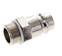Laiton nickelé Bouchon de raccord d'air DN 19 G 3/4 pouce mâle