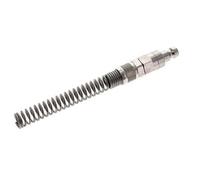 Laiton nickelé Bouchon de raccord d'air DN 5 Écrou-raccord 6x8 mm Double obturation Bend-Protect