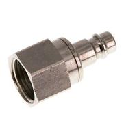 Laiton nickelé DN 7.2 (Euro) Bouchon de raccord d'air G 1/2 pouce femelle à double obturation