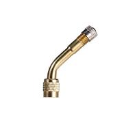 Laiton pneus Prolongateur de Valve de Pneu Extension Valve Adaptateur Valve vélo Adaptateur Moto et en Voiture Extension Tube intérieur,135 Degree Gold