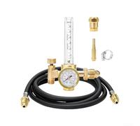 Laiton pour régulateur d'argon avec débitmètre et tuyau de 2 m, laiton