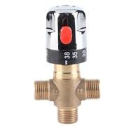 Laiton Thermostatique Mélangeur Tuyau Bassin Eau Température Thermostat Outil De Contrôle Pour Cuisine Salle De Bains