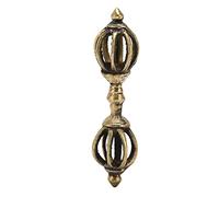 Laiton Vajra Phurba, 7.5cm Laiton Bouddhisme Tibétain Dorje Vajra, Amulette Tibétain Bouddhiste Magie Antique Pilon Religieux Ornements, Dorje Phurpa Pestle Vajra Pendentif Artisanat Décoration