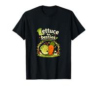 Laitue Be Besties Plant Parent Cottagecore Art T-Shirt