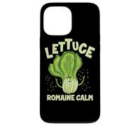 Laitue Romaine Calme Mindfulness Amoureux de Yoga végétalien Yogi Blague Coque pour iPhone 13 Pro Max