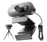 LAIVIYA Webcam 1080P, Full HD avec Microphone, Auto Focus et Couverture de Confidentialité, Caméra PC USB Plug & Play, Angle de Vue 75°, pour Linux, Win10/8/7, Mac, Streaming