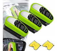 Laixa Glass Cleaner, Clearvision Glass Cleaner, Automotive Oil Film Cleaning Brush, Crystal-Clear View in Any Weather (3pcs)