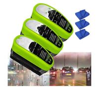 Laixa Lot de 3 brosses de nettoyage pour vitres de voiture sans huile, nettoyant hydrophobe, nettoyant pour pare-brise Laixa C-Leaner, L-aixa C-ar, brosse de nettoyage pour film d'huile automobile
