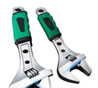 LAJHDCG hardware tools Clé à molette réglable à double usage 8/10/12 pouces Construction workers and mechanics all like it ver(Type A 12inch)