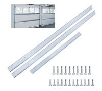 LAJIAOZ Support de porte de garage robuste de 4,8 m - Support de renfort de porte de garage - Protection ultime contre les ouragans, les tempêtes, la neige et le vent, sangle de porte de garage