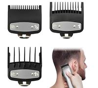 LAJUP Lot De 3 Peignes Tondeuse Sabot De Guidage,Tondeuse À Cheveux Limite Peigne,Peignes Pour Sabot Cheveux Pour Wahl,Housse De Protection Pour Tondeuse À Cheveux