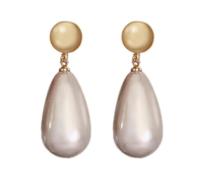 LAJUP Une Paire De Boucles D'Oreilles En Perles En Forme De Goutte D'Eau, Nobles Et Élégantes Pour Les Spectacles Et Les Banquets.
