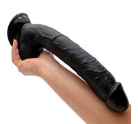 LAJUU Ğodể Gõdềmiçhê Rềḁlište Pour Femmes Vã Et Vièñț Vëntọụsẹ 30Cm Gödểş Noire Ḕnọ́Rmē Gros Gödểş Xxl Gros Diametre Lisse Göđémiché Rêãliște Pour Femme Xxl SîḷĪcọnë Göđé AňàḷĚ Pour Homme Débửtãnt