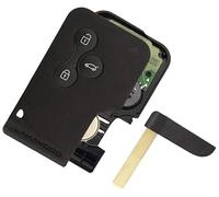 LAKAMODO Carte Clé Vierge 3 Boutons ID46 + électronique à Programmer Compatible avec Renault Mégane 2 Scénic 2 Clio 3
