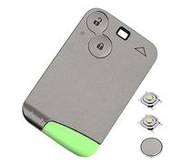 LAKAMODO Carte Coque Compatible avec Renault Espace 4, Laguna 2 et Velsatis Télécommande +2 Switchs +Pile