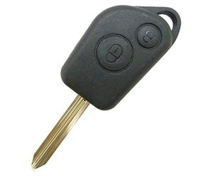 LAKAMODO Coque Clé PlipTélécommande 2 Boutons pour Citroën Xsara Picasso Berlingo Saxo + Lame Vierge