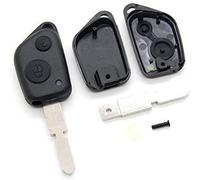 LAKAMODO Coque clé télécommande pour Peugeot 106 206 306 406 + Lame Vierge