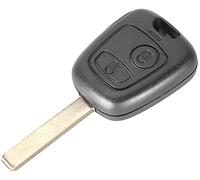 LAKAMODO Coque clé télécommande pour PSA 107 207 307 C1 C2 C3 + Lame Vierge