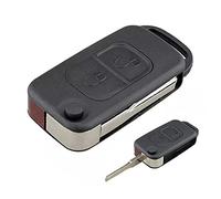 LAKAMODO Coque Plip Clé pour Mercedes Benz W168 W202 W203 W210 W461 Classe A C E 2 Bouton