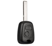 LAKAMODO Coque Plip Clé Télécommande pour Peugeot 107 207 307 407 106 206 306 pour Citroen C1 C2 C3 C4 C5 (1-207 HU83)