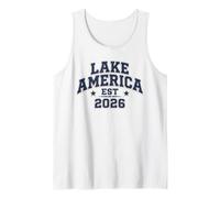 Lake America Funny USA Hat précédemment Ontario Canada Débardeur