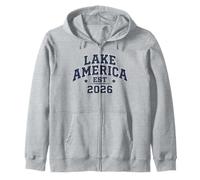 Lake America Funny USA Hat précédemment Ontario Canada Sweat à Capuche