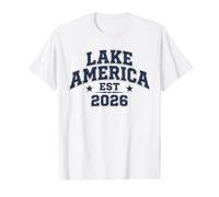 Lake America Funny USA Hat précédemment Ontario Canada T-Shirt Graphique avec Valeur