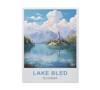 Lake Bled Slovenia，Jigsaw Puzzles 1000 Pieces for Adults, Classic Puzzle Kids Puzzle Challenging and Difficult Puzzles for Adults and Teens（38x52cm）-FE54