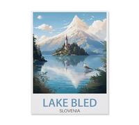 Lake Bled Slovenia，Jigsaws Puzzles 1000 Pieces Teens Kids Jigsaw Entertainment Toys Brain Challenge Puzzle（50x70CM）-Q36