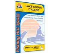 Lake Coeur D Alene Fishing Map