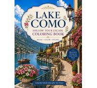 Lake Como Follow Your Escape Coloring Book