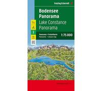 Freytag & Berndt Carte panoramique Lake Constance (2023) Échelle 1:75.000