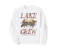 Lake Crew Loutre Nature Lover River Cabine Camping Faune Sweatshirt
