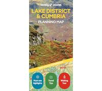 Lonely Planet – Lake District & Cumbria Planning Map – Anglais – 2e édition