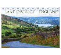 Lake District England (Tischkalender 2026 DIN A5 quer), CALVENDO Monatskalender: In den Himmel ragende Höhen, raue Täler und malerische Seen - der Lake District im Norden Englands.