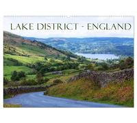 Lake District England (Wandkalender 2026 DIN A2 quer), CALVENDO Monatskalender: In den Himmel ragende Höhen, raue Täler und malerische Seen - der Lake District im Norden Englands.