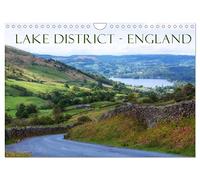 Lake District England (Wandkalender 2026 DIN A4 quer), CALVENDO Monatskalender: In den Himmel ragende Höhen, raue Täler und malerische Seen - der Lake District im Norden Englands.