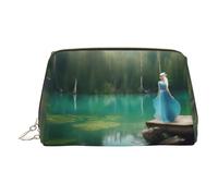 Lake Fairy Trousse de toilette en cuir pour femme, doré, Taille unique, Trousse de toilette