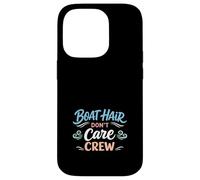 Lake Hair Don't Care Messy Boat Hair Lake Tan Summer Vibes Coque pour iPhone 14 Pro
