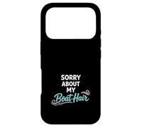 Lake Hair Don't Care Messy Boat Hair Lake Tan Summer Vibes Coque pour iPhone 17 Pro