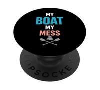 Lake Hair Don't Care Messy Boat Hair Lake Tan Summer Vibes PopSockets PopGrip Adhésif